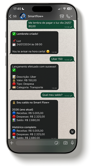 SmartFlow+ no WhatsApp